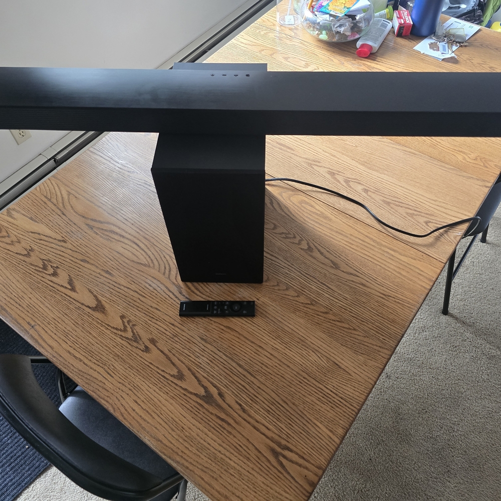 Samsung Black Office Desk with Minimalist Design